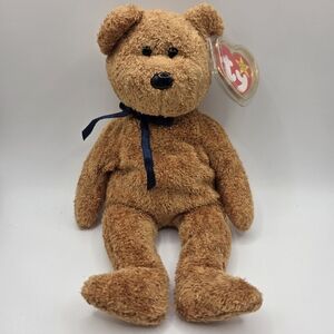 1998 Rare TY Beanie Baby Fuzz Bear - Original Retired  - Fuzz the Bear